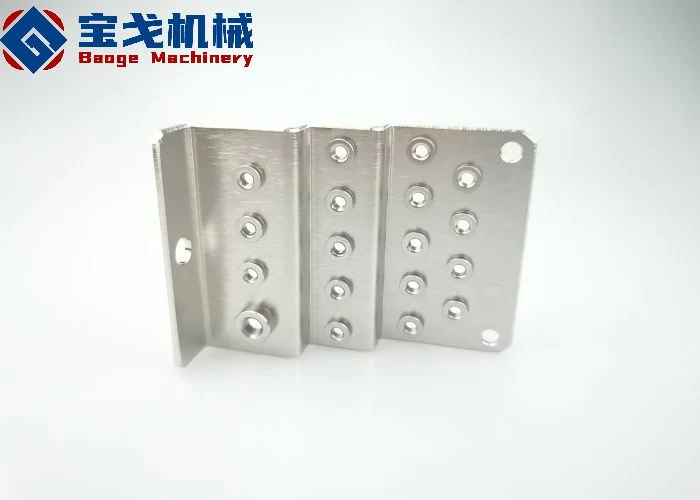 Multi-Bend Perforated Nickel-Plated Custom Copper Bus Bar for Power Product