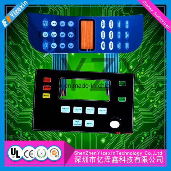 멤브레인 스위치 SMT LED 서브 패널 그래픽 오버레이