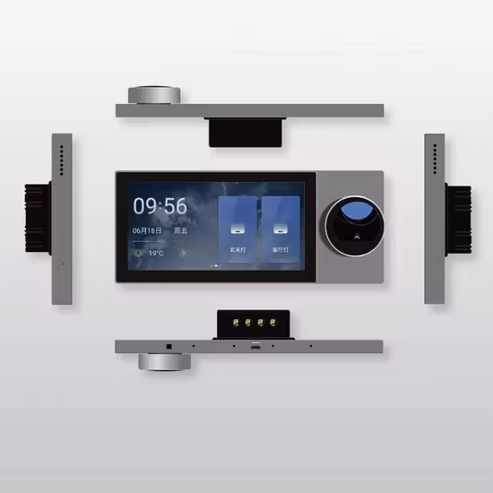 음악 플레이어가 포함된 WiFi Zigbee 스마트 제어판 터치스크린 제어 스위치