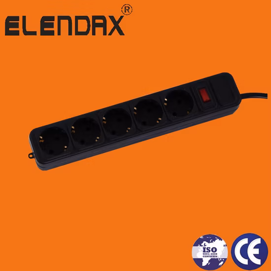 검정색 유럽 플러그 소켓(전원 케이블 포함)(E2005ES